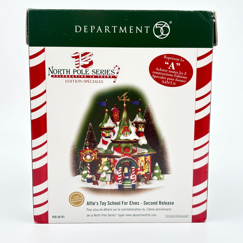 Dept 56 North Pole Series Alfie's Toy School For Elves 56781 Special Edition NEW
